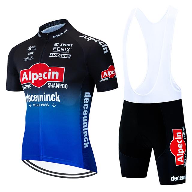 2023 sommer ALPECIN Radfahren Jersey Set männer Radfahren Kleidung MTB Fahrrad Kleidung Uniform Maillot Ropa Ciclismo Radfahren Fahrrad Anzug M dunkelgrau