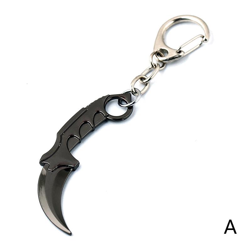 Csgo Schlüsselanhänger für männliche Karambit Schlüsselanhänger Waffe Cs Go M9 Schlüsselhalter Schlüsselanhänger 6.5cm