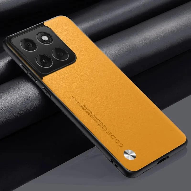 Einfache PU-Lederhülle für Motorola Moto Edge 60 Pro Fusion Edge60 60 Stylus Silikon Matte Stoßfänger Weicher Rahmen Stoßfeste Hülle Motorola Edge 60 Stylus gelb