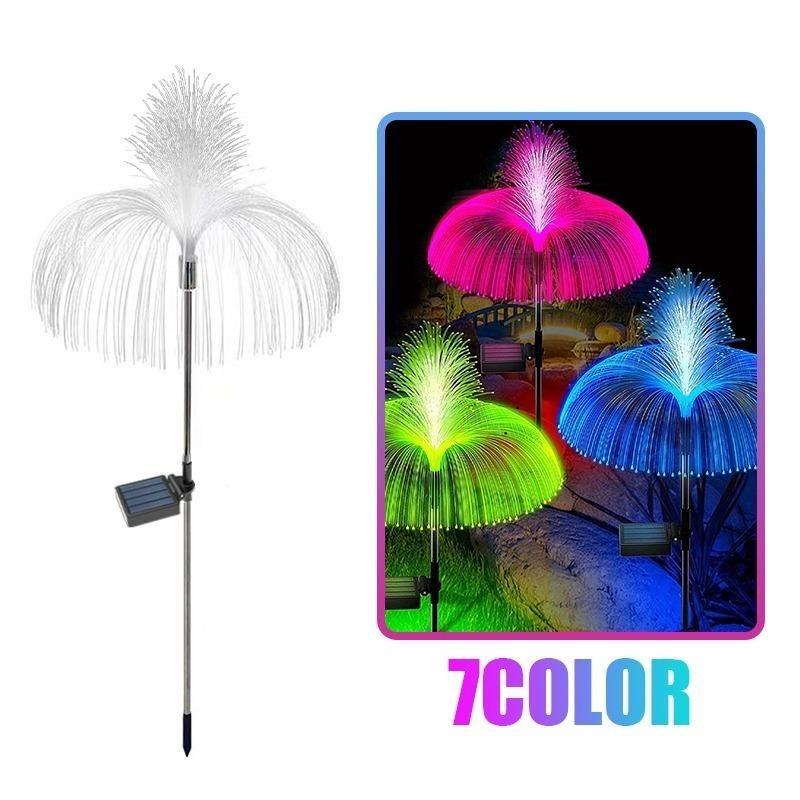 LED Solar Quallen Garten Lichter Im Freien Wasserdichte Weihnachten Ornamente Hof Balkon Rasen Dekoration Solar Powered Blumen Lampe C