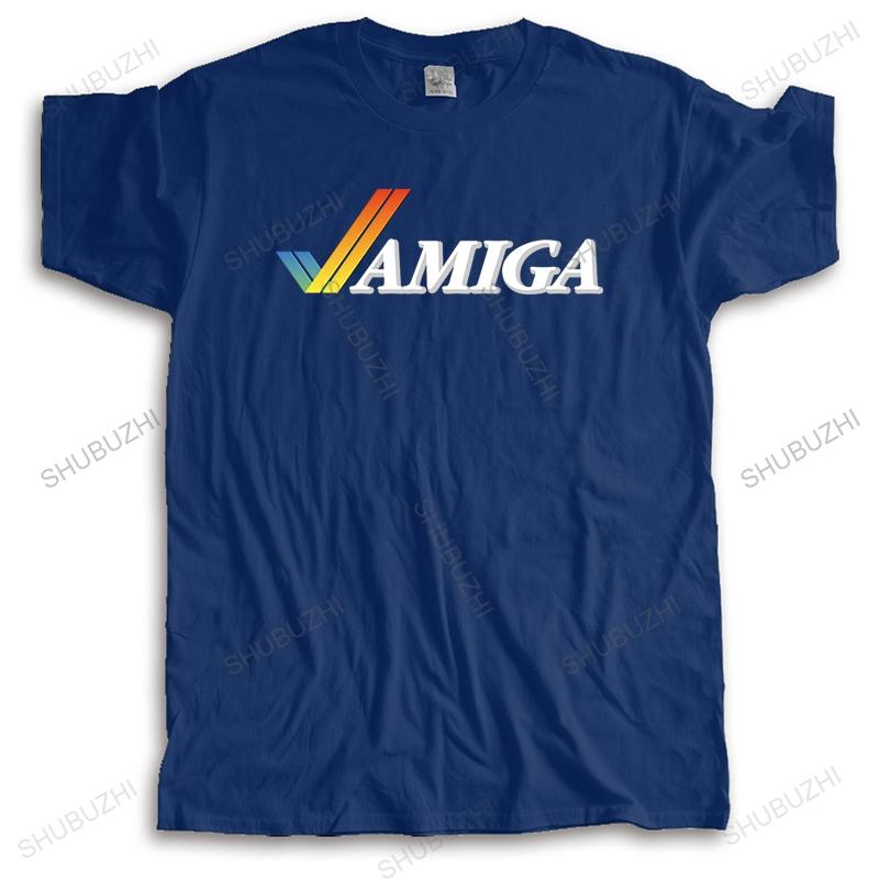 Arrive T-Shirt für Herren Sommergeschenk T-Shirt Herren Rundhals Commodore Amiga Top T-Shirts Unisex T-Shirt Markenkleidung XXXL dunkelblau