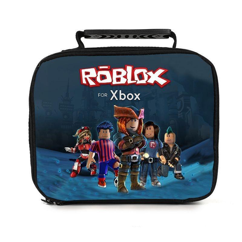 Roblox Tragbare Lunchtasche für Schüler Isolierend und Geräumig Blue