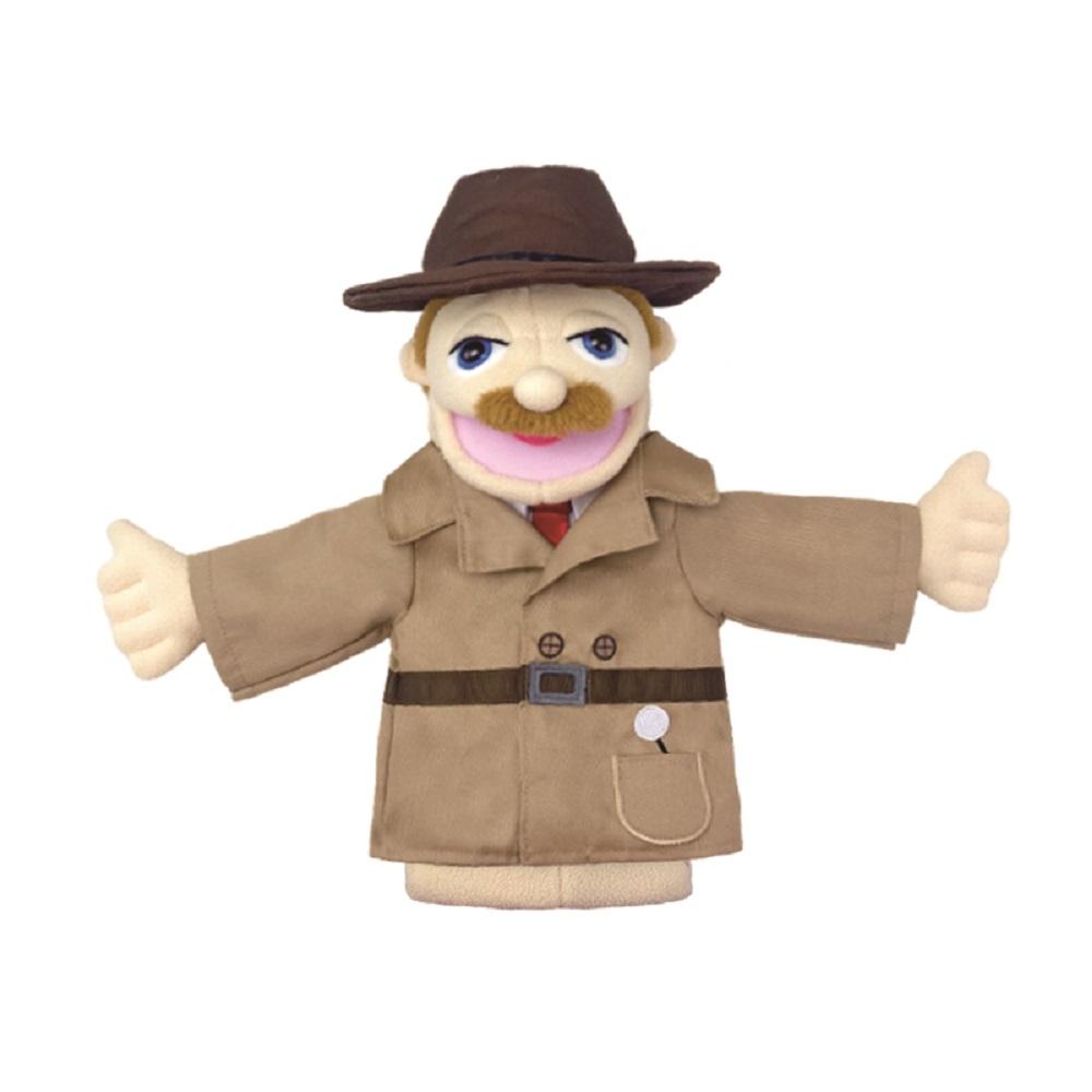 36cm Cartoon Berufsbekleidung Serie Handpuppe Plüschtiere Arzt Polizist Krankenschwester Puppe Eltern-Kind Lernspielzeug 36cm