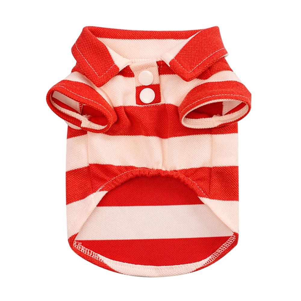 Haustier Hund Shirt Sommer Hund Kleidung Casual Kleidung für Kleine Große Hunde Katzen T-shirt Chihuahua Mops Kostüme Yorkshire Shirts XL-32X47cm rot