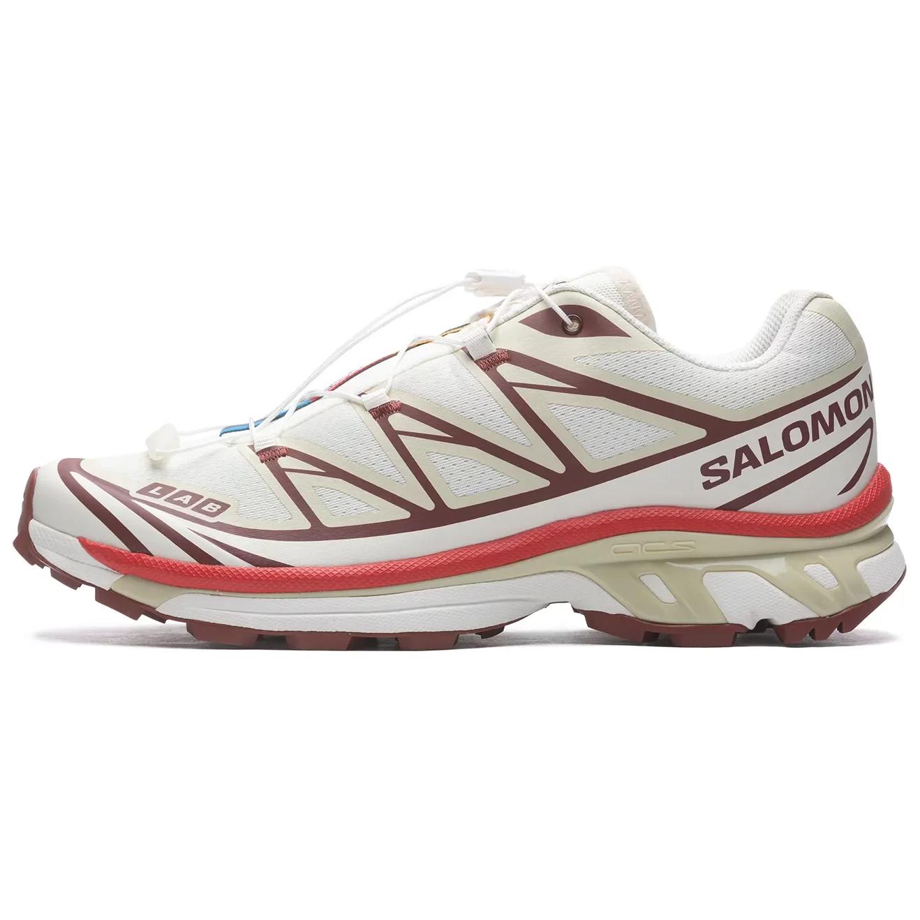 Salomon XT-6 Bequeme Leichte Rutschfeste Langlebige Low-Top Laufschuhe Unisex Laufschuhe Vanilla Green-Mist Gray 475823 37⅓