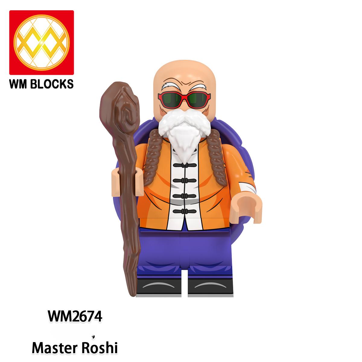 WM6178 Anime Gebäudeblöcke Mini Actionfiguren Köpfe Lernspielzeug für Kinder für Weihnachtsgeschenke