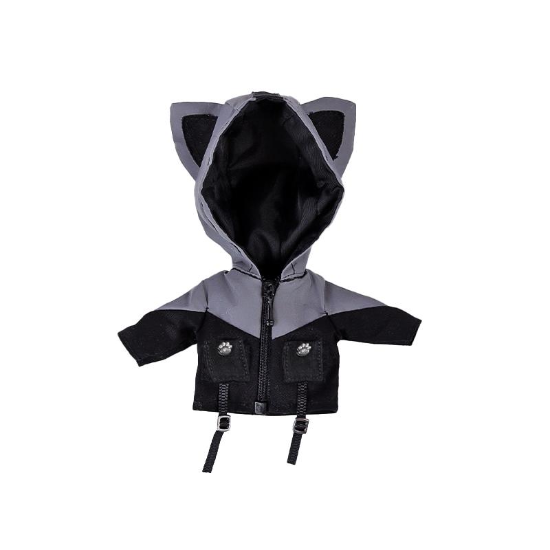 OB11 Kleidung Kleines Monster Jacke Shorts Set Kleidung Dekoration Molly GSC Körper 1/12bjd Puppenkleidung Spielzeug Kleidung OB11 gray