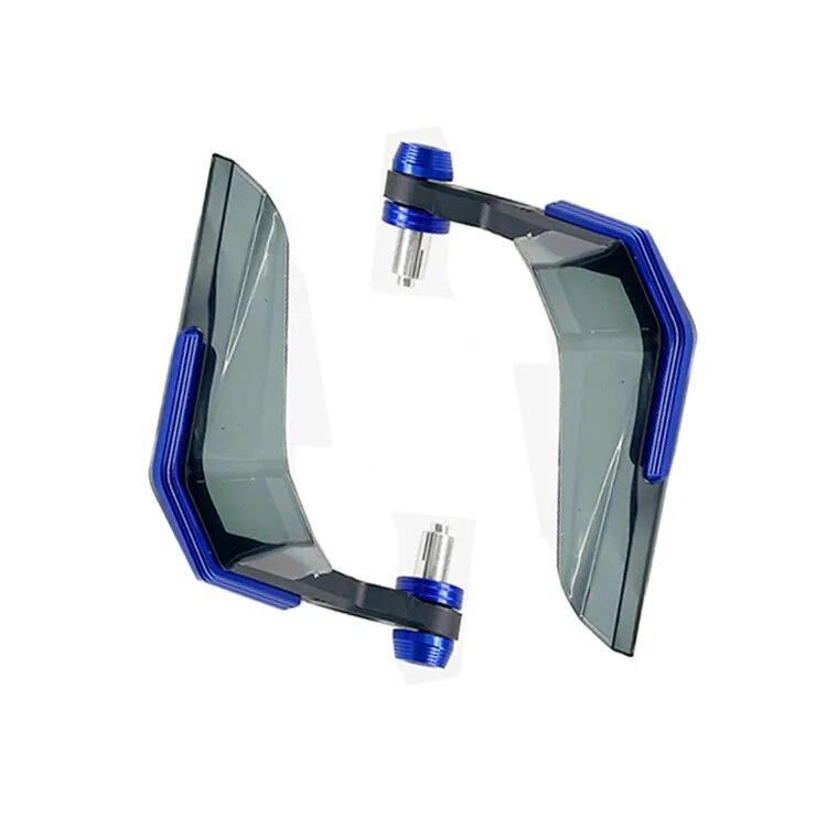 Universal Motorrad Handschutz Windschutzscheibenschutz Handschutz Schild Winddichte Motorrad Modifikation Schutzausrüstung 6 Farben blau
