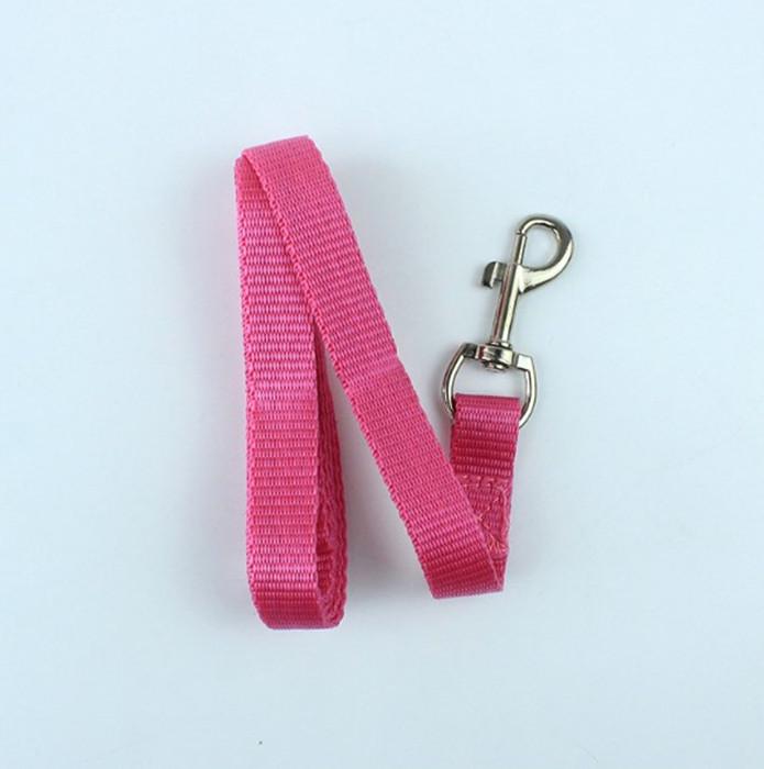 120 x 1,5 cm, Einzelgröße, Welpen-Hundeleine, Nylon-Haustiergurt, Seil, kleine Hundeleinen, Gürtel hellrosa