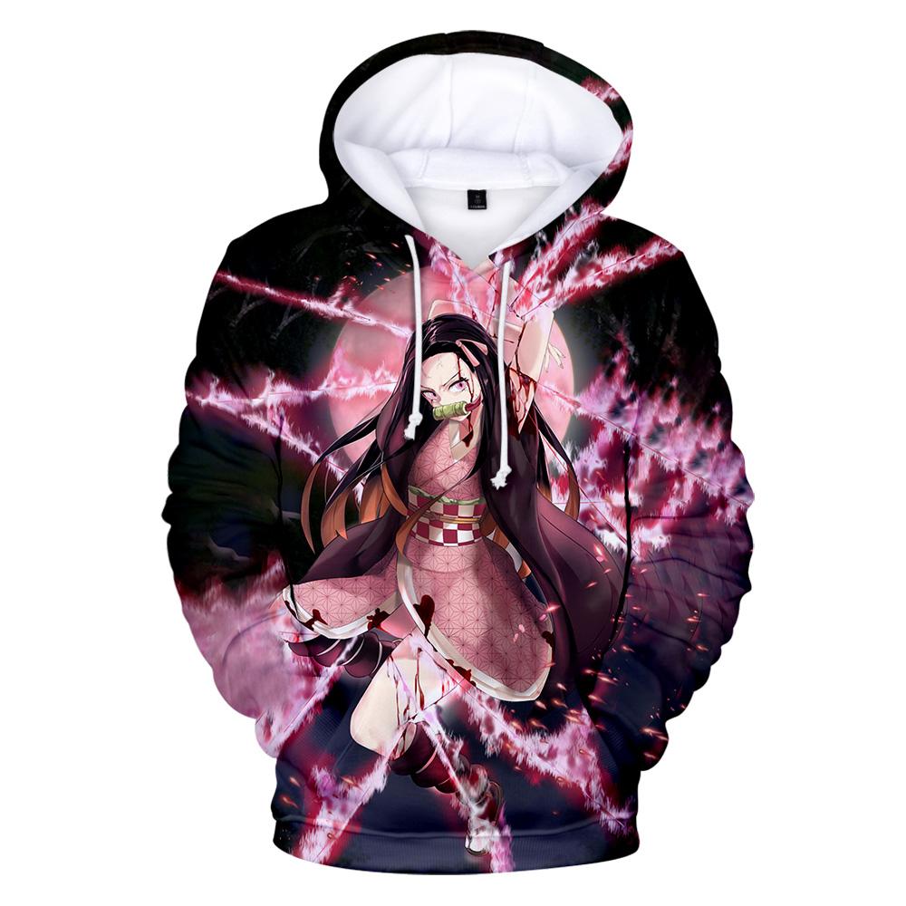 Anime Dämon Slayer Kimetsu keine Yaiba 3D Gedruckt Hoodies Männer Frauen Hoodie Harajuku Sweatshirts Jungen Mädchen Trainingsanzüge Kleidung XL