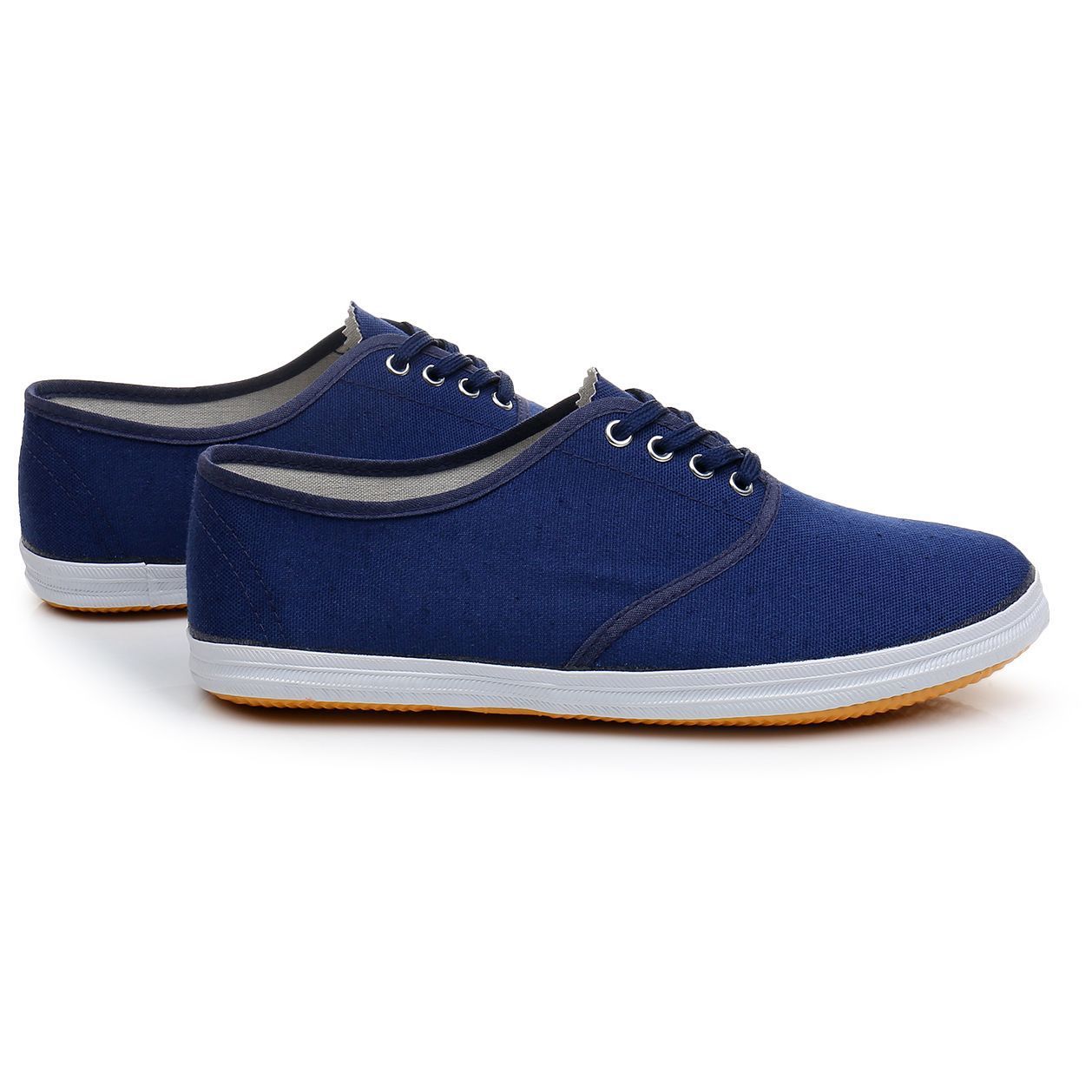 Weiße Sneaker Leinenschuhe weiße Schuhe Gymnastikschuhe Tennisschuhe Herren Kampfsport Trainingsspielschuhe 42 blau