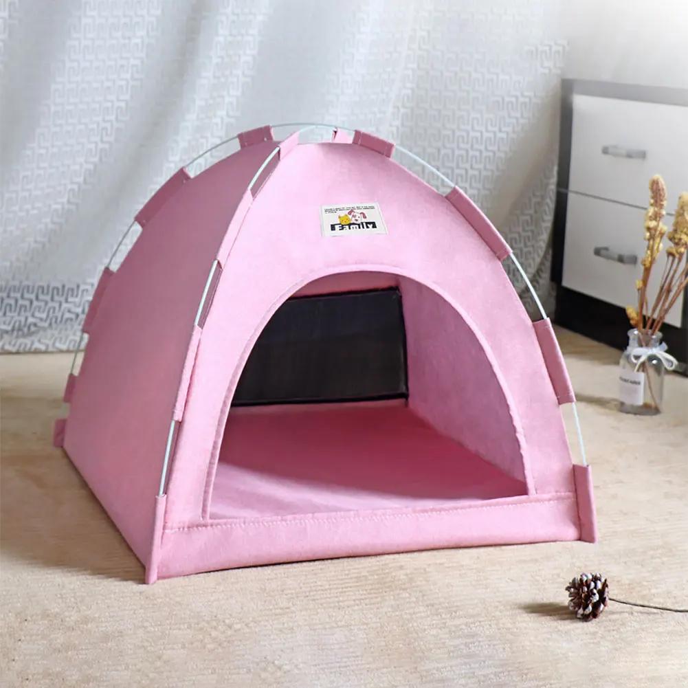 Haustier Katze Zelt Höhle Hütte Katze Schlaf Haus für Kätzchen Welpen Laufstall Käfig Korb Katze Nesk Zwinger Kleine Hund Haus Bett Chihuahua S black