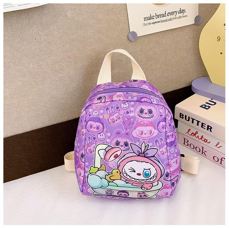 Labubu Kinder-Schultasche Kindergarten Baby leichter Freizeitrucksack Jungen und Mädchen niedlicher Cartoon-Rucksack