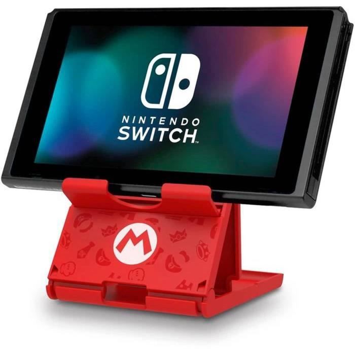 Hori Playstand Mario - Ständer für Nintendo Switch Konsole - Super Mario Design - Offizielle Nintendo-Lizenz