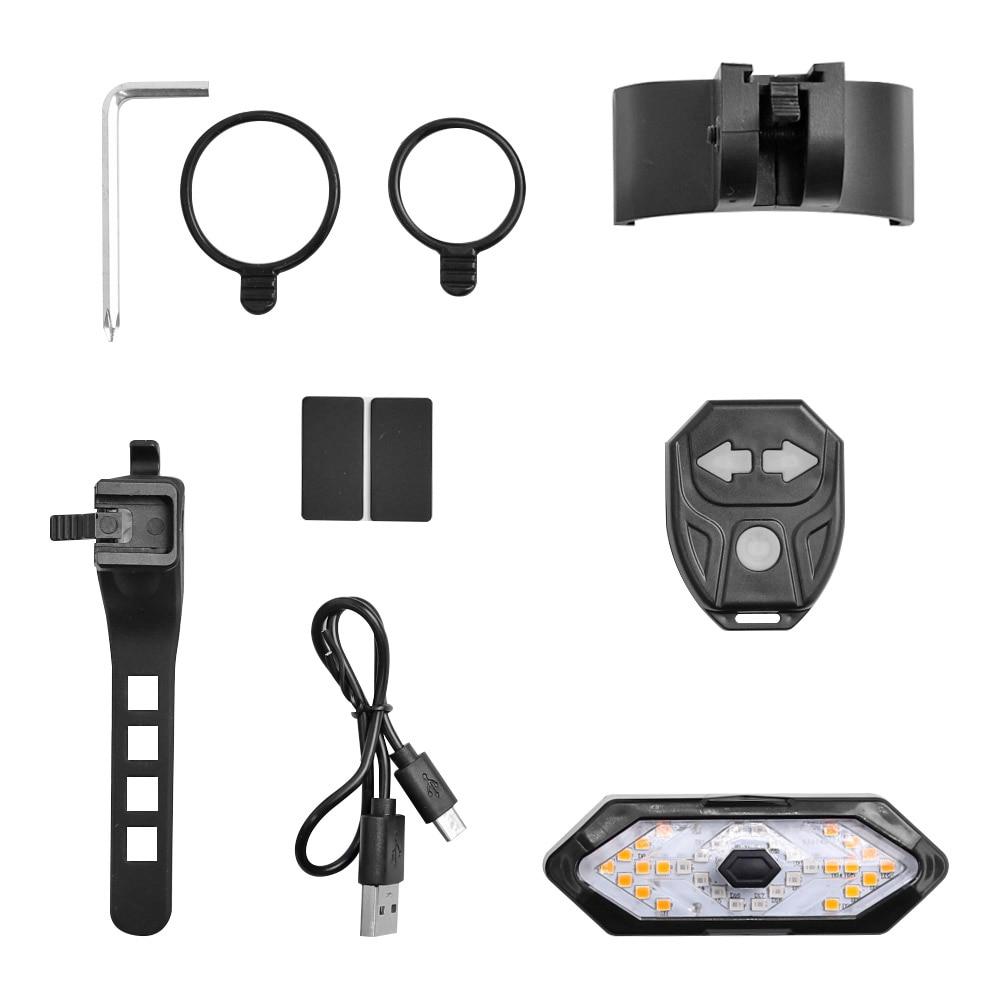 Universal LED Warnung Blinker Licht Hinten Rücklicht Für Ninebot Max G30 Elektrische Roller Drahtlose Fernbedienung Wiederaufladbare