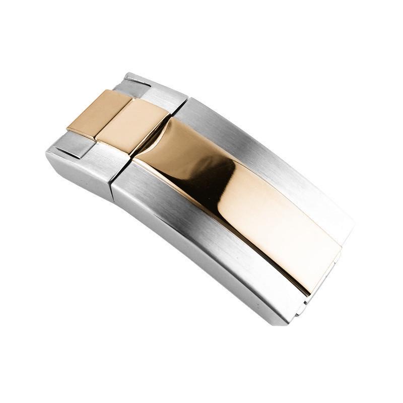 Rolex Daytona Submariner Yacht-Master Stealth Edelstahl Faltschließe mit Sicherheitsverschluss 16mm 18*9mm No Logo