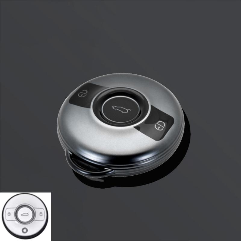 TPU Autoschlüsselhülle Hülle Halter Für Mercedes Benz Smart Fortwo 1 Brabus 1 Benz Smart Schlüsselanhänger Zubehör gray