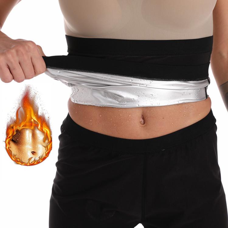 Frau Fitness Taille Trimmer für Schweiß Wrap Schweiß Taille Trainer Schweiß Bauch Hinzufügen Wärme Workout Gürtel Bauch Wraps für Bodybuilding 4XL-5XL