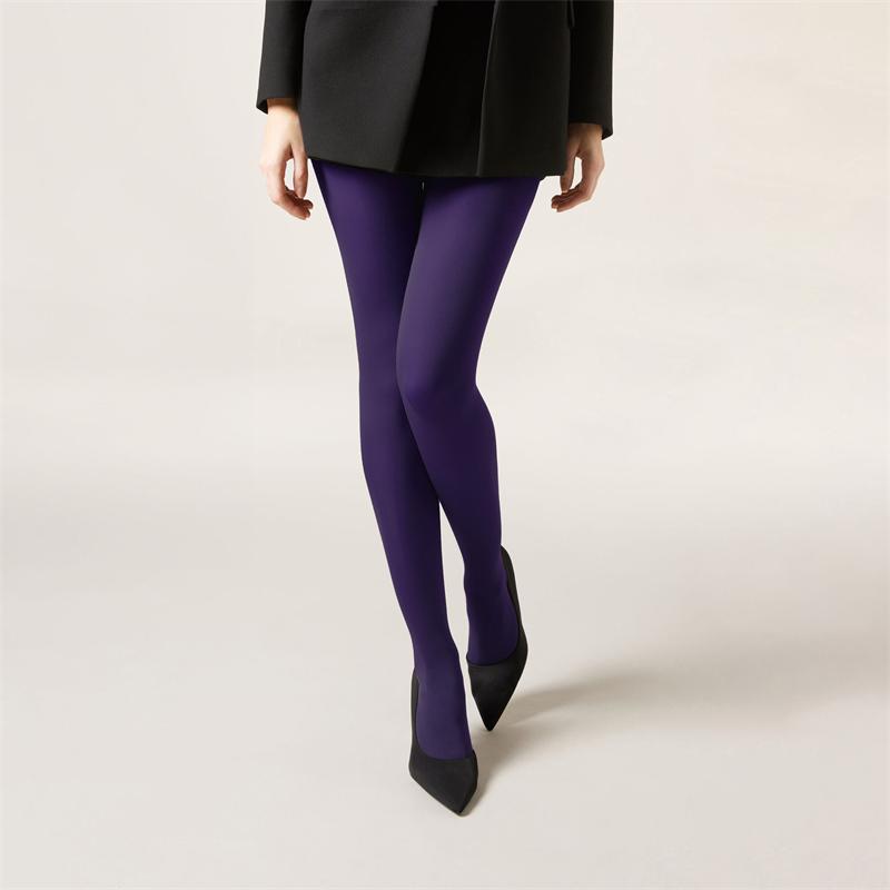 Rote Strumpfhosen für Damen, durchsichtige Strümpfe, schlanke, durchsichtige Dessous, Spitzen-Leggings, Winter-Strumpfhosen für Damen, Strümpfe mit Fuß, Nylon, rote Bodys, sexy Strumpfhosen One size cyber-traube