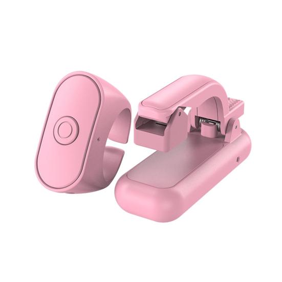 Blättern Fernbedienung Weiche Silikonkontakte E-Book Blättern Batterieeffizientes Kindle Zubehör rosa