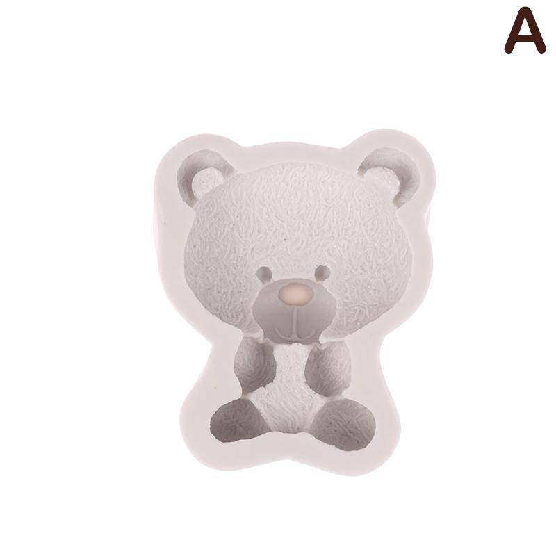 3D Bär Silikonform Fondant Schokolade Süßigkeiten Gelee Form Diy Ton Modell Kuchen Dekorieren Werkzeuge Küchenzubehör Backformen