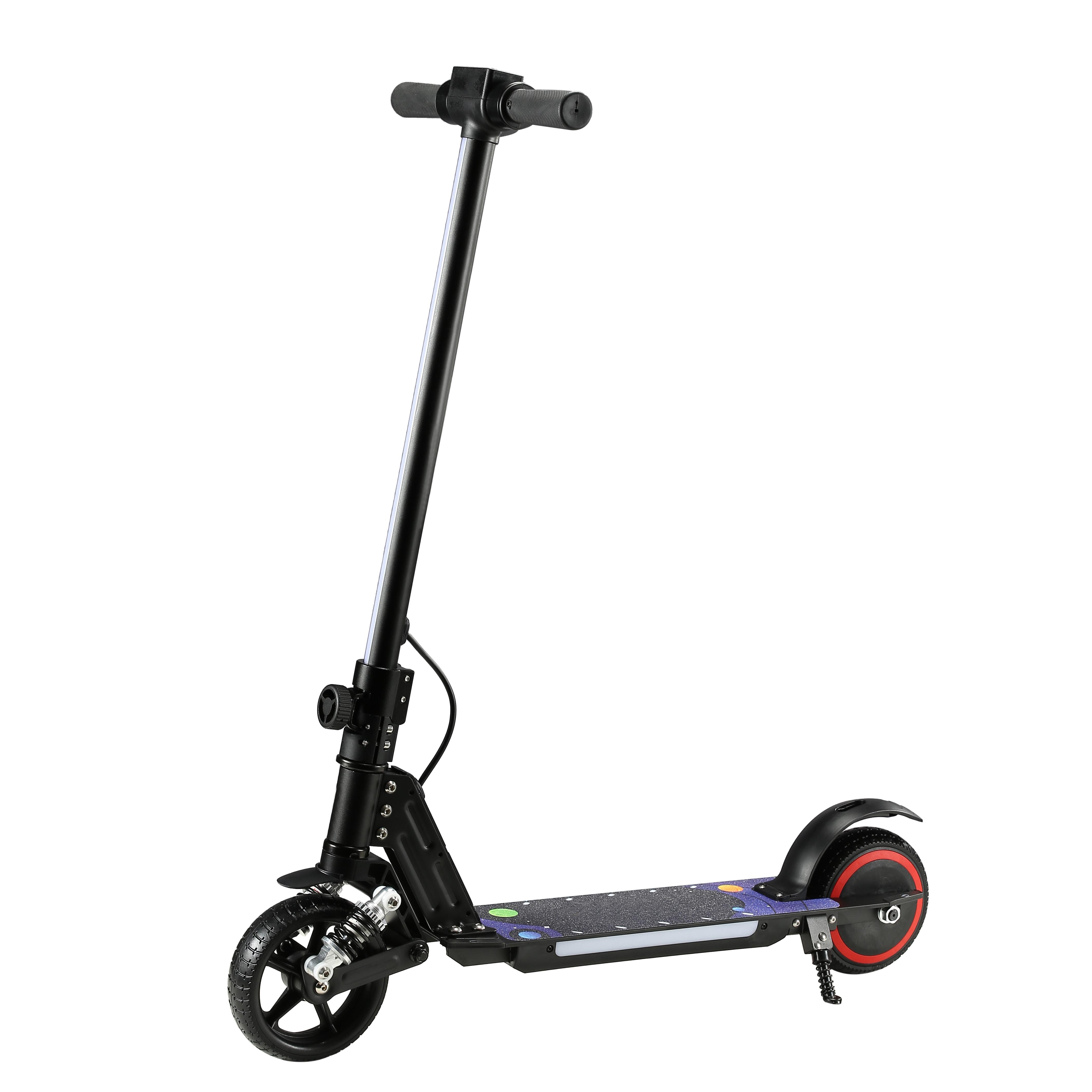 Simate S5 Faltbarer Kinder Elektro-Scooter Ultraleicht 7,2KG 130W Motor 14KM/h Sicherheitsgeschwindigkeit 70KG Zuladung Outdoor Spiel E-Scooter schwarz