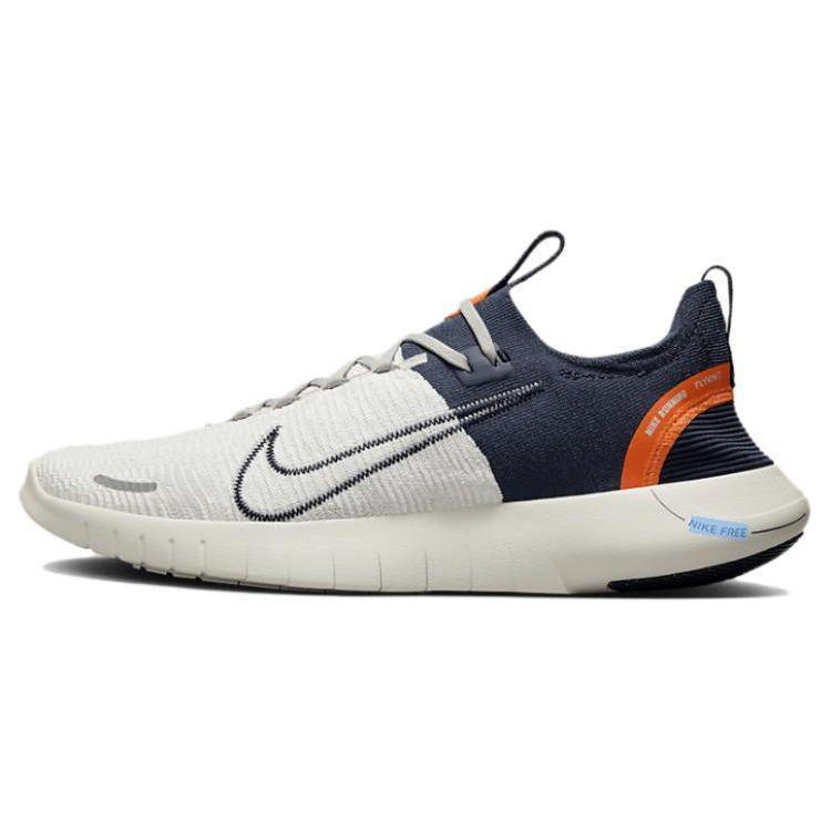 Nike Free Run Flyknit Next Nature Light Iron Ore Thunder Blue Sail Herren Laufschuhe FB1276-004 40.5