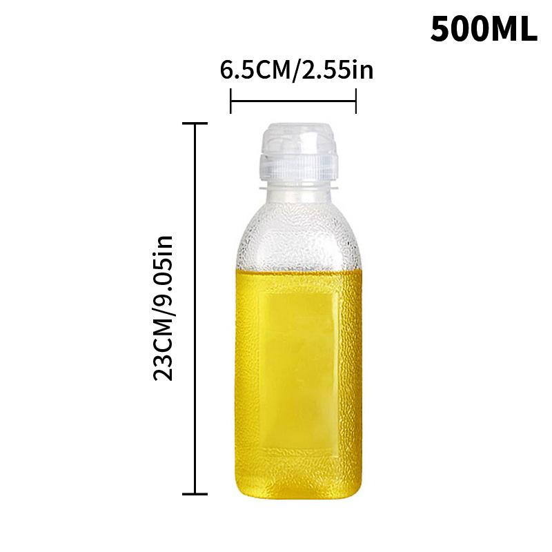1000ML Quetschflaschen für Gewürze Multifunktionale Flasche für Sauce und Öl Schreiende Ölkontrollflasche Hohe Temperatur 500ml