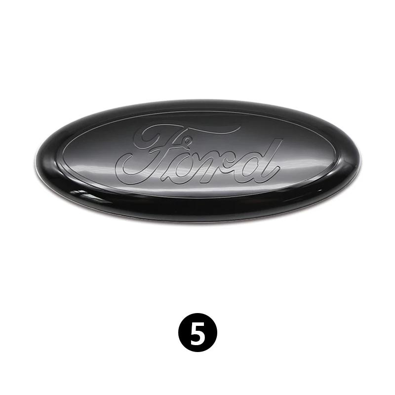 Neuer 2026 Autoaufkleber 12,5-14,5-17,5-22,5cm Auto Frontgrill Logo Kofferraum Zubehör Motorhaubenaufkleber Für Ford Focus mk2 mk3 Fiesta mk 14.5x5.8cm