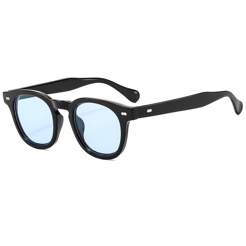 Runde Sonnenbrille Damen Herren Retro Spiegel Stylisch Sonnenbrille Damen Herren Unisex Glas Einzigartige Farben Oculos De Sol Other