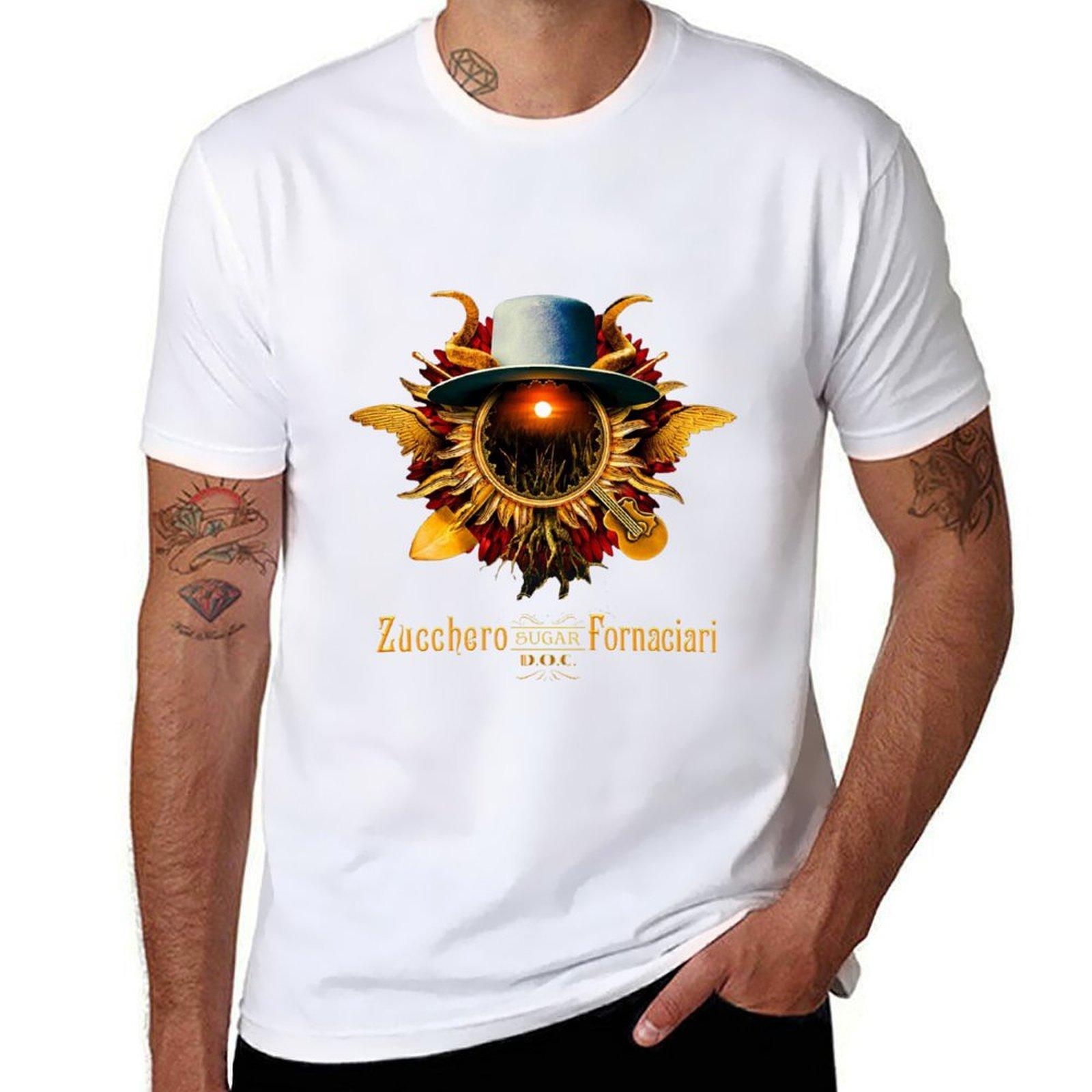 Zucchero Fornaciari-Lustiges T-Shirt T-Shirt Herren 100% Baumwolle Luxusmarken T-Shirt Mann Designer g Mann T-Shirts für Männer T-Shirt 2XL