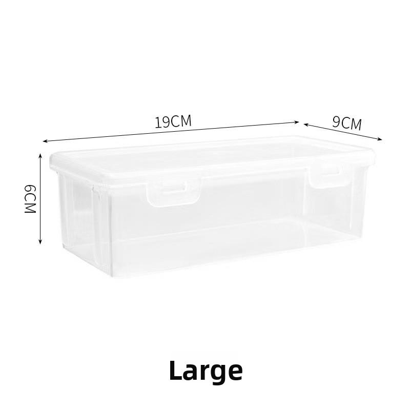 1 Stück Kunststoff Durchscheinendes Federmäppchen Große Kapazität Stifteboxen Tragbare Aufbewahrungs-Organizer-Box Studenten Bürobedarf Large