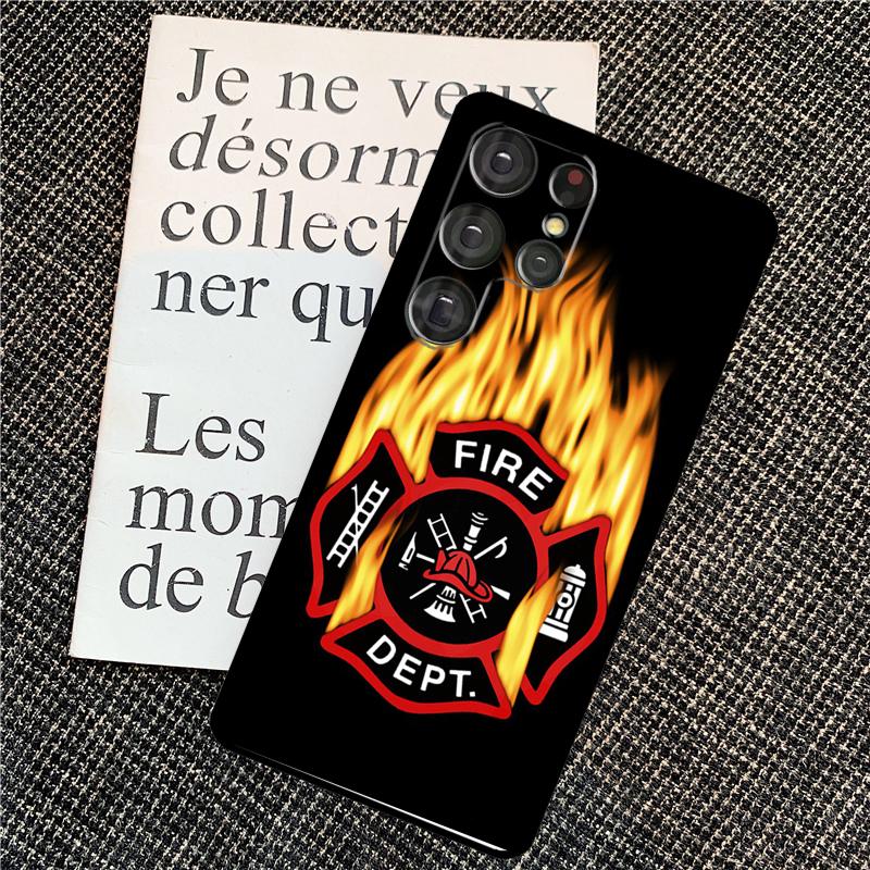 Feuerwehrmann Helden Feuerwehrmann Hülle Für Samsung Galaxy S25 Ultra S20 S21 S22 S23 S24 Ultra S9 S10 Plus S24 FE Rückseite Galaxy S24Ultra