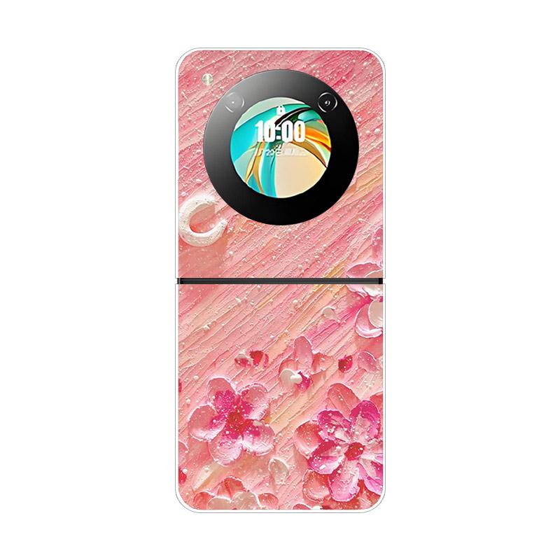 Hülle Für ZTE Nubia Flip NX724J Handyhülle Mode Bemalte Transparente Harte PC Klapphülle Für ZTE Libero Flip Klare Hülle Funda For ZTE Nubia Flip