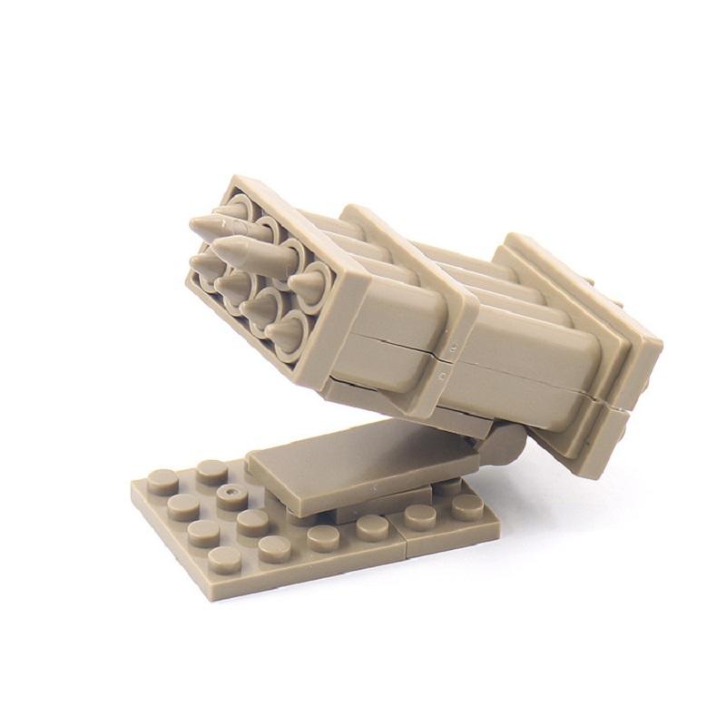 Moderner Raketenwerfer, Soldat, Armeegewehr, MOC, Stadt, SWAT, Militärwaffen, Minifiguren, Baustein, Ziegel, Kinderspielzeug