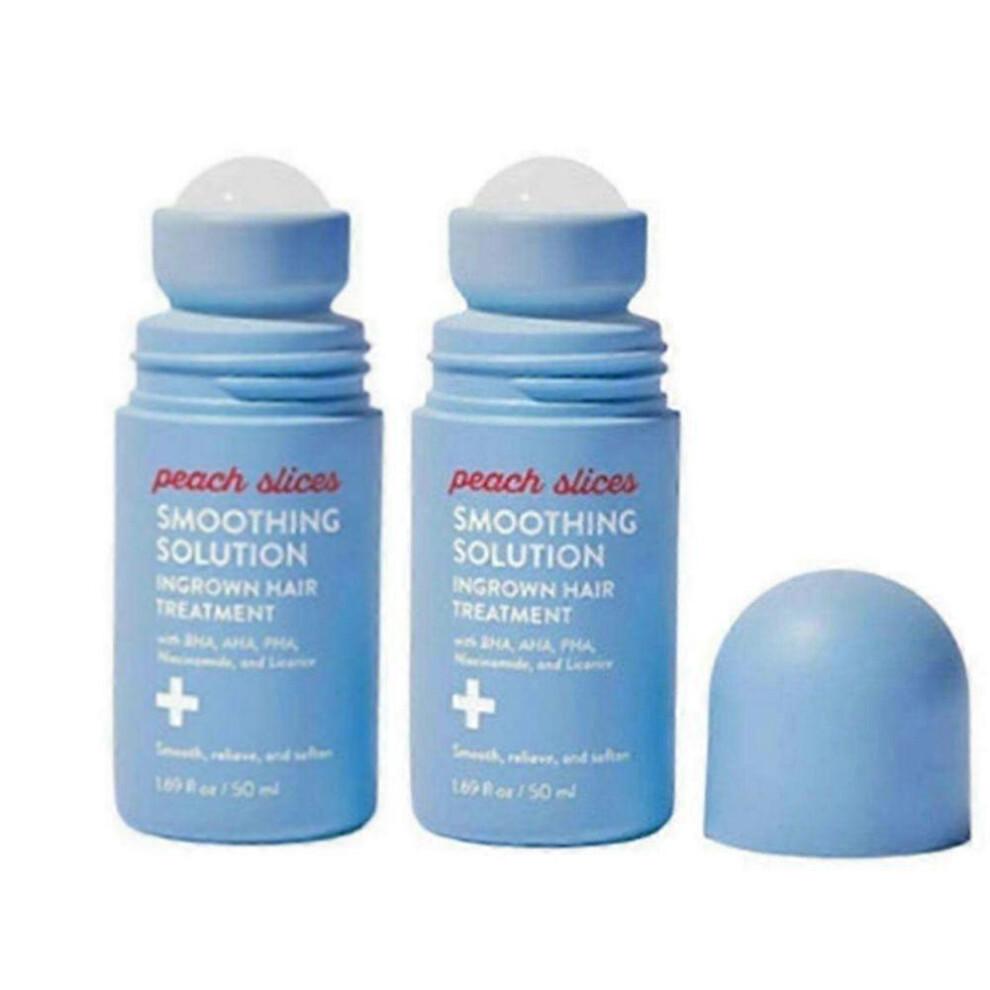 (2 Stück)Weichmachende Roll-on-Lösung für die Behandlung von lockigem Haar, Glättende Lösung zur Behandlung eingewachsener Haare, 1,69 fl oz