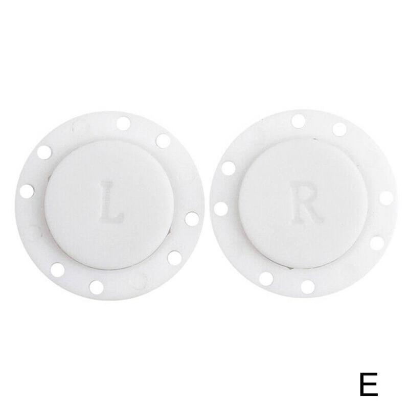 Unsichtbare magnetische Druckknöpfe Knopf-Set Zubehör Handtasche Geldbörse Taschen Nähen Geldbörse L1B9 weiß