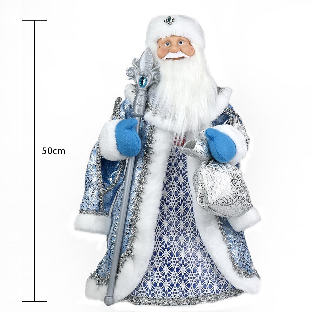 Weihnachtsmann, Schneewittchen, Süßigkeiten-Eimer mit Musik, Aufbewahrungstasche, Plüschpuppe, Weihnachtsdekoration, Geschenke, Neujahrsschmuck, Dekor