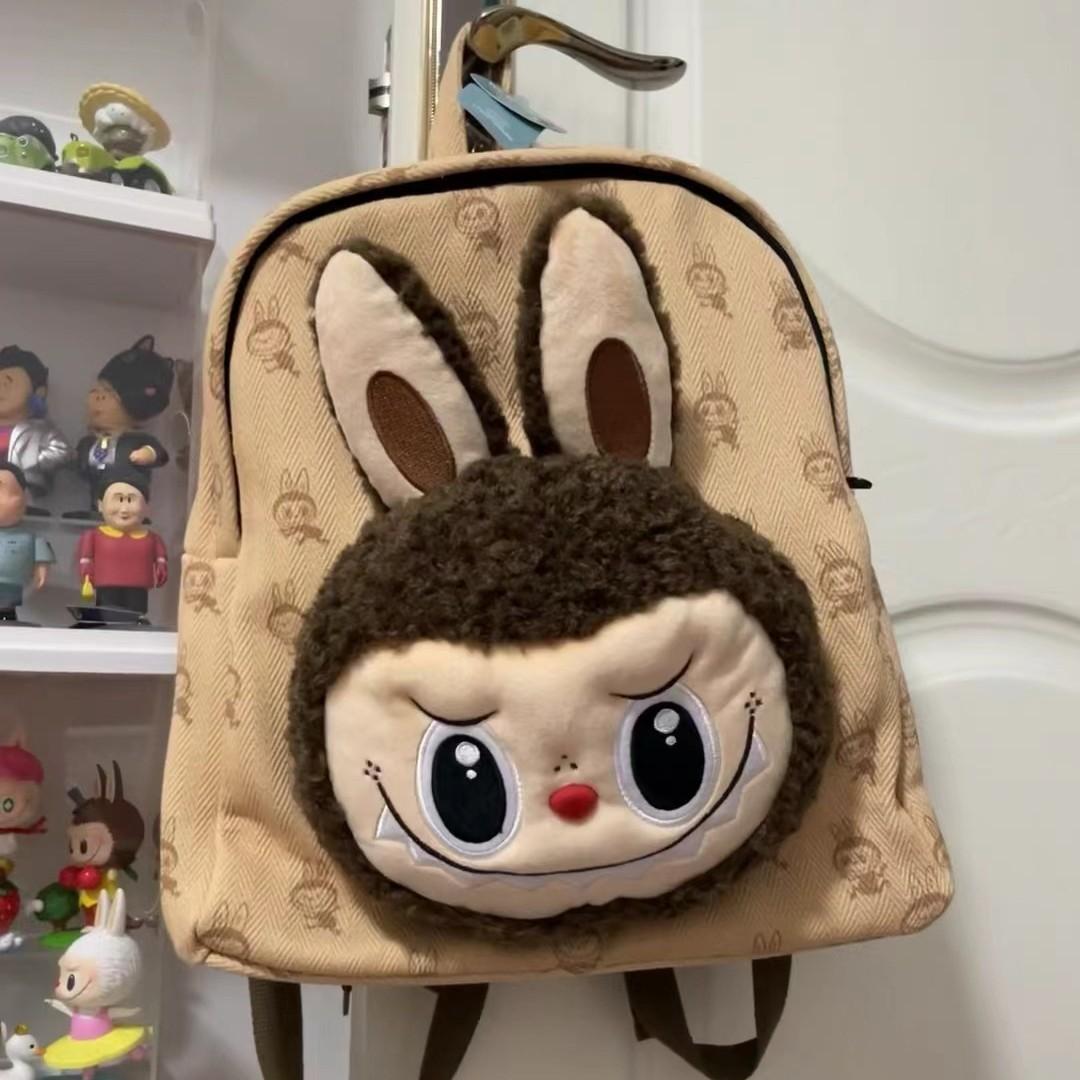 Schultasche Labubu Große Kapazität Neuer Rucksack Plüsch Niedlich College Schultasche Rucksack