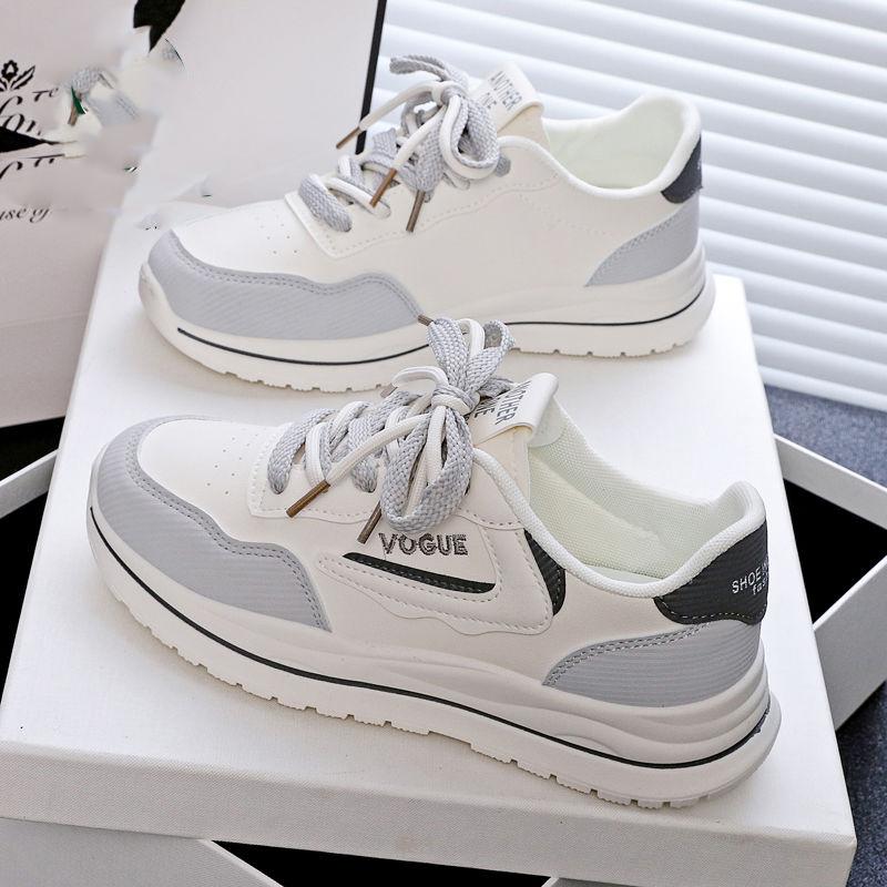 Sport Laufschuhe Frühling Schuhe Studenten Casual Schuhe Kinder Weiche Unterseite Kleine Weiße Schuhe 40 grau