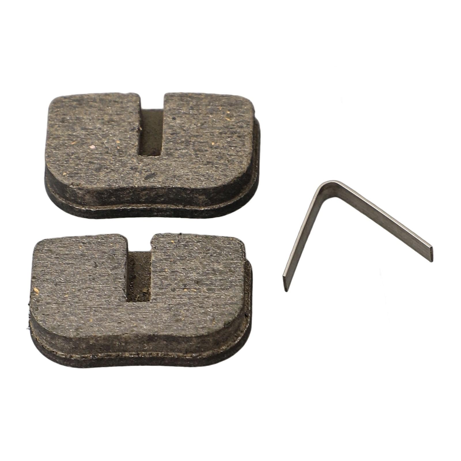 Fahrrad-Scheibenbremsbeläge Harz-Bremsbeläge Semi-Metall-Bremsbeläge Guter Bremseffekt gray