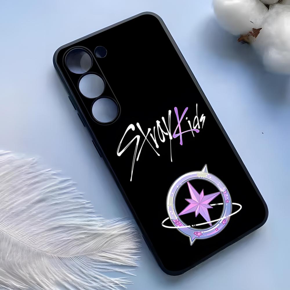 Modische Kpop S-Stray-Kids Handyhülle Für Samsung S25 Ultra S24 S23 S22 S21 S20 Plus Fe Galaxy A54 A53 A34 A25 Silikonhülle Samsung S21 Ultra