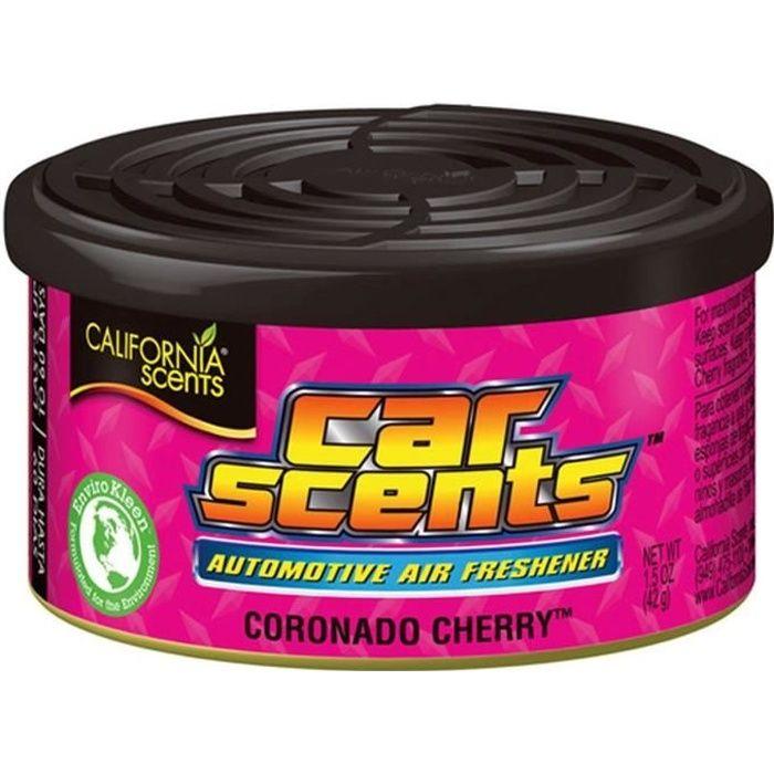 Auto-Lufterfrischer CALIFORNIA CAR SCENTS Duft Kirsche - 60 Tage Duft schwarz