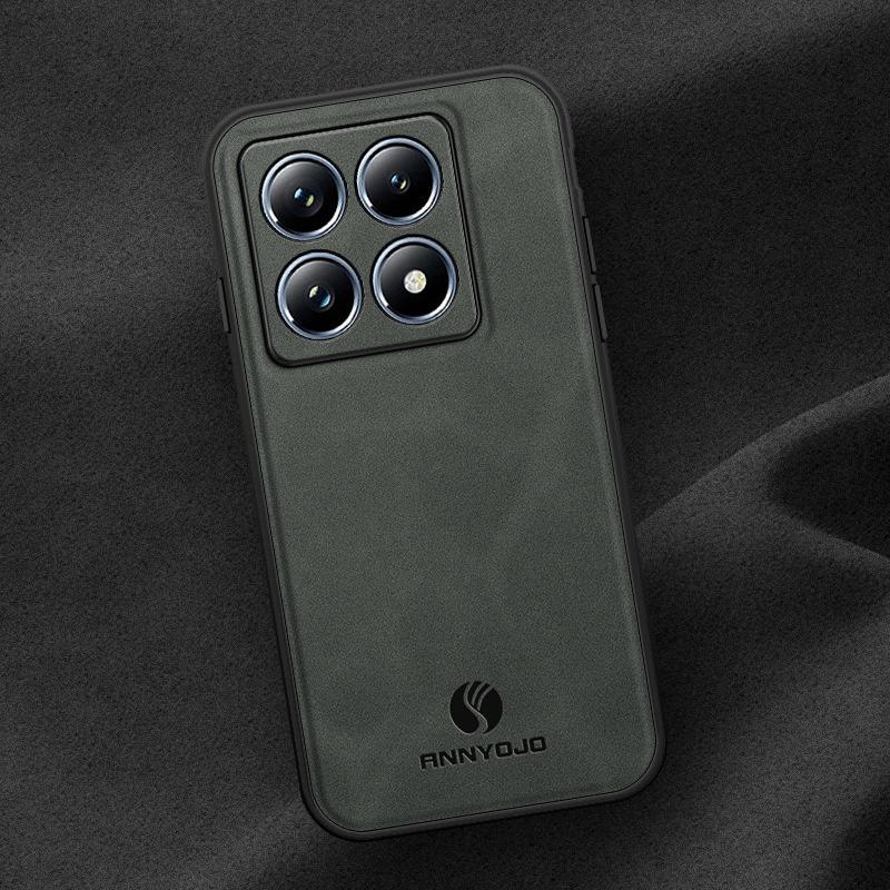 Handyhülle für Xiaomi 14T Pro Magnet Leder Handyhülle für Mi 13T 12T 11T Pro Weiche Silikon Bumper Kamera Schutz Hülle für Xiaomi 12 X 14 13 Pro For Xiaomi 14T Pro grau