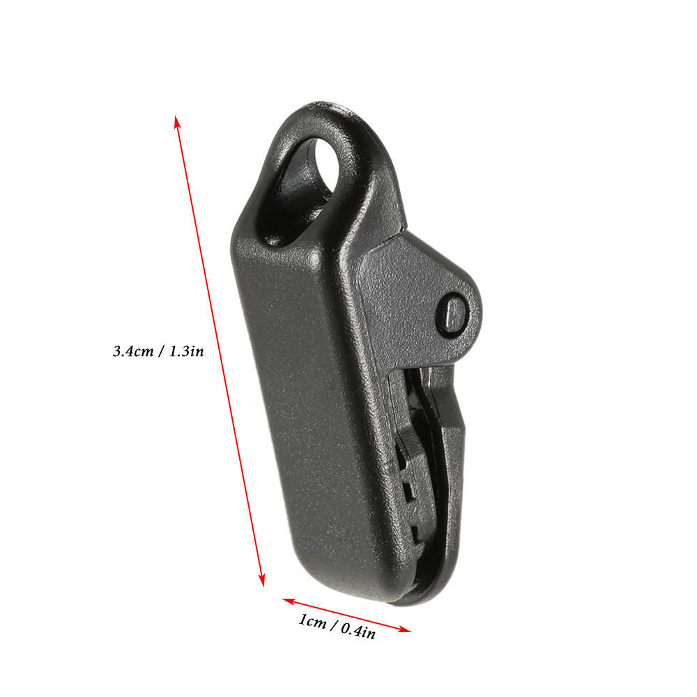 10 Stück Markisenklemmen, Planenklemmen, Schnappaufhänger, Zelt, Camping, Überleben, Spannwerkzeug