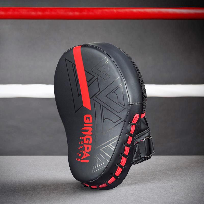 Pro Box-Zielpolster Kampf-Boxsack Sanda Trainingshandschuhe Kickpolster PU Trainingsausrüstung Sparring-Boxsäcke 1 piece gray