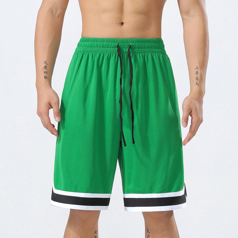 Herren Basketball Fußball Scanties Atmungsaktive und Schnell trocknende Shorts für Bodybuilding mit Pocket Zip Outdoor Laufhose XXL