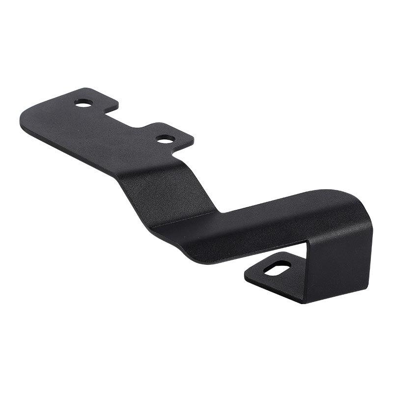 Motorhauben-Lichthalterung, passend für Suzuki Jimny 2007–2017, Metall-Autozubehör, Schwarz Left