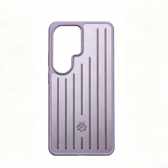 Sle Business Luxus RImowa Koffer Handyhülle Für Samsung Galaxy S26 Ultra Aluminiumlegierung Ice-Sense Rückwand Vollständig schützende Handyhülle Mit Box samsung galaxy s26 ultra violett