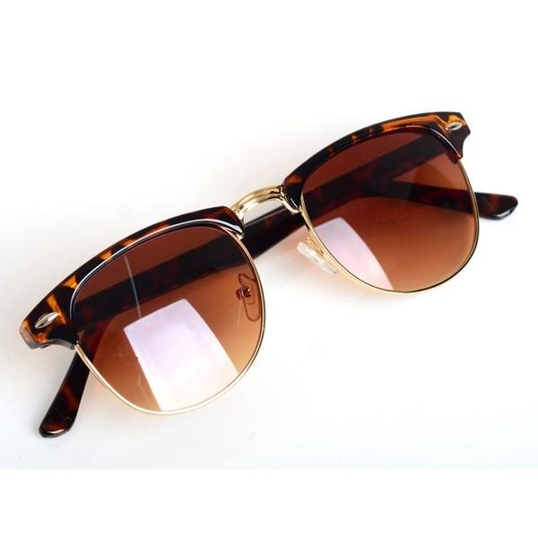 Mode Brillen Vintage Retro Unisex Sonnenbrille Frauen Männer Sonnenbrille 2 Farben orange